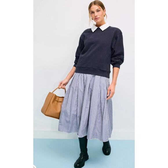 Sea NY x RTR Dresses & Skirts - Sea NY x RTR Layered Sweatshirt Midi Dress Size S- Stain